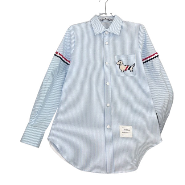 [ 톰브라운 ] 25ss 스쿨룩 자수 셔츠