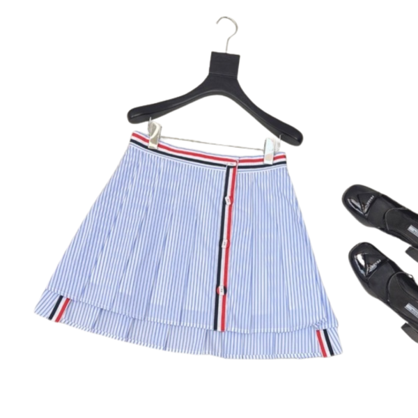 [ 톰브라운 ] 25ss 스트라이프 플리츠 스커트