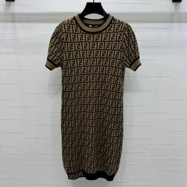 [ Fendi ] 펜디 FF 니트 나시 원피스