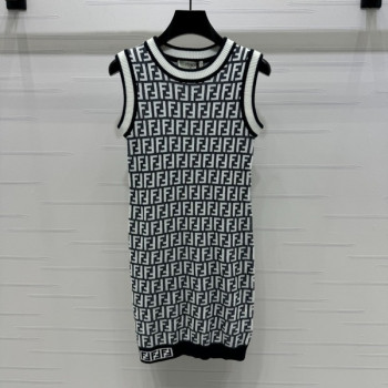 [ Fendi ] 펜디 FF 니트 나시 원피스