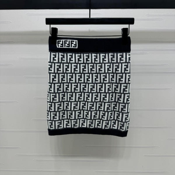 [ Fendi ] 펜디 FF 니트 스커트