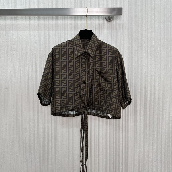 [ Fendi ] 펜디 로고 카라 셔츠