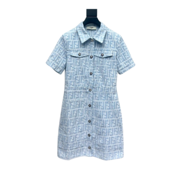 [ Fendi ] 펜디 로고 데님 원피스