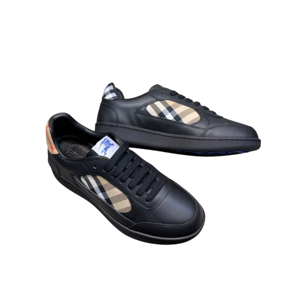 [ Burberry ] 버버리 레더 체크 테라스 스니커즈