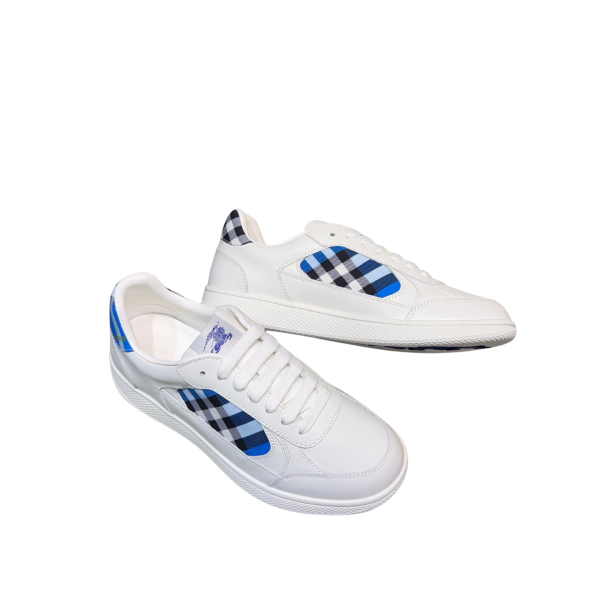 [ Burberry ] 버버리 레더 체크 테라스 스니커즈