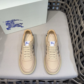 [ Burberry ] 버버리 레더 체크 테라스 스니커즈