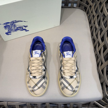 [ Burberry ] 버버리 레더 체크 테라스 스니커즈