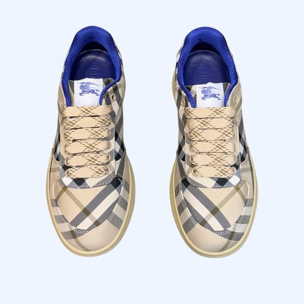 [ Burberry ] 버버리 레더 체크 테라스 스니커즈