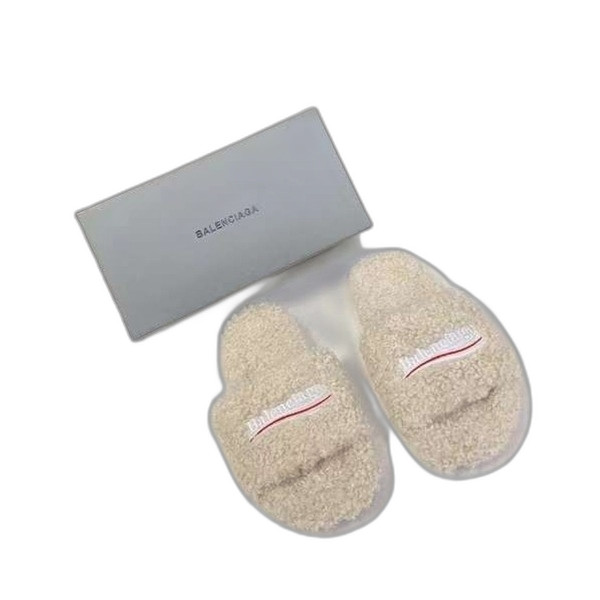 [Balenciaga] 발렌시아가 퍼리 슬라이드