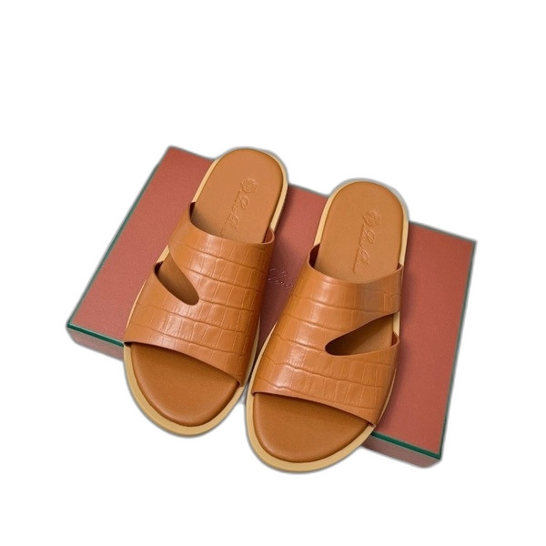 [ Loro Piana ] 로로피아나 필라 플레인 워크 샌들