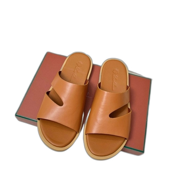 [ Loro Piana ] 로로피아나 필라 플레인 워크 샌들