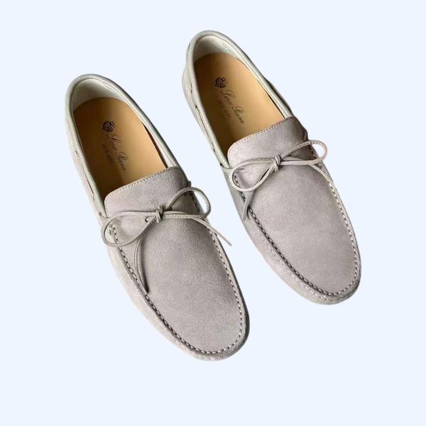 [Loro Piana] 로로피아나 도트 솔 워크 모카신