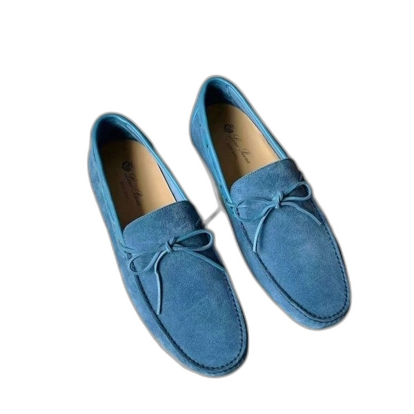 [Loro Piana] 로로피아나 도트 솔 워크 모카신