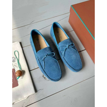 [Loro Piana] 로로피아나 도트 솔 워크 모카신