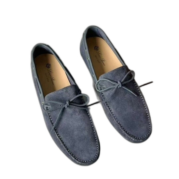 [Loro Piana] 로로피아나 도트 솔 워크 모카신