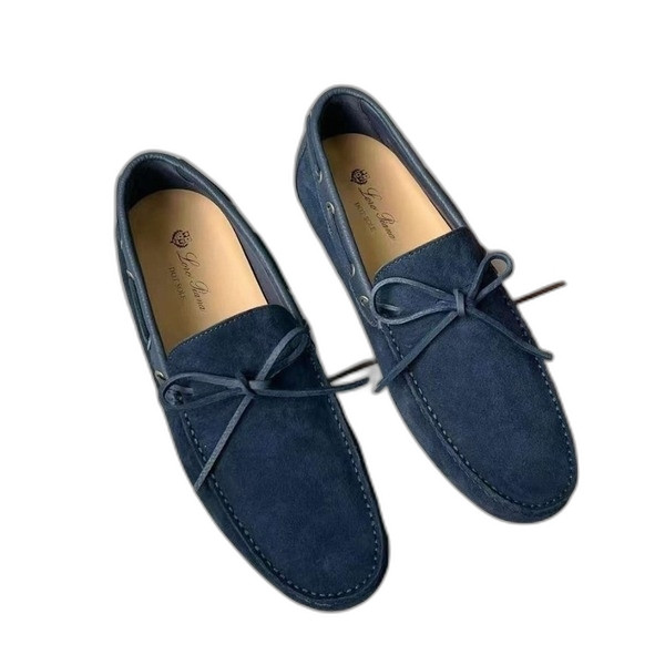 [Loro Piana] 로로피아나 도트 솔 워크 모카신