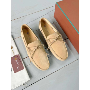 [Loro Piana] 로로피아나 도트 솔 워크 모카신