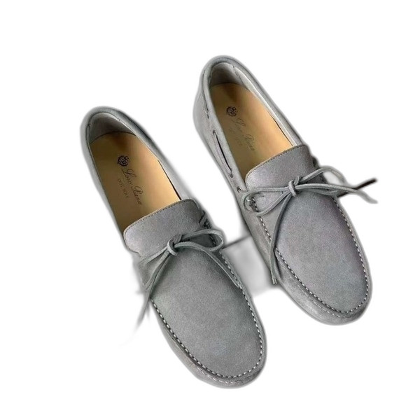 [Loro Piana] 로로피아나 도트 솔 워크 모카신