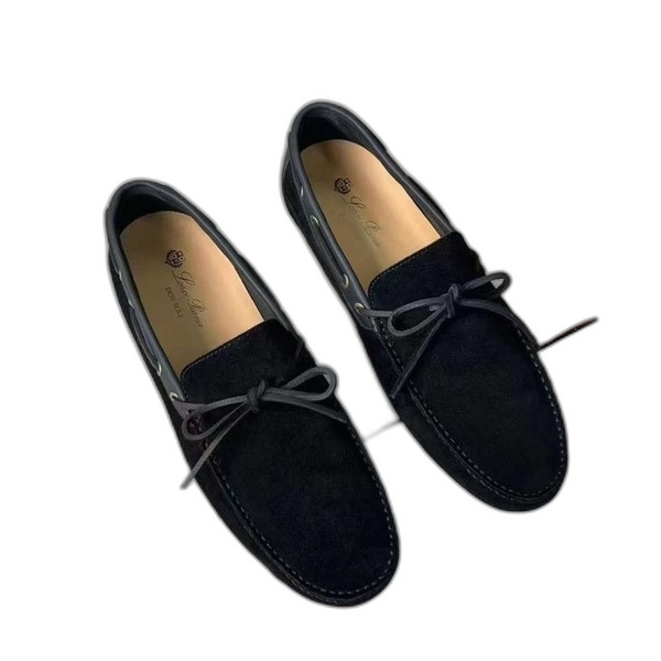 [Loro Piana] 로로피아나 도트 솔 워크 모카신