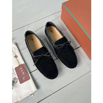 [Loro Piana] 로로피아나 도트 솔 워크 모카신