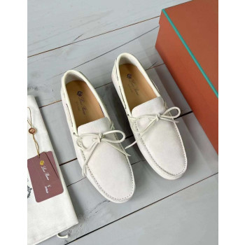 [Loro Piana] 로로피아나 도트 솔 워크 모카신