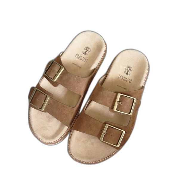 [ Brunello Cucinelli ] 브루넬로 쿠치넬리 더블 스트랩 샌들