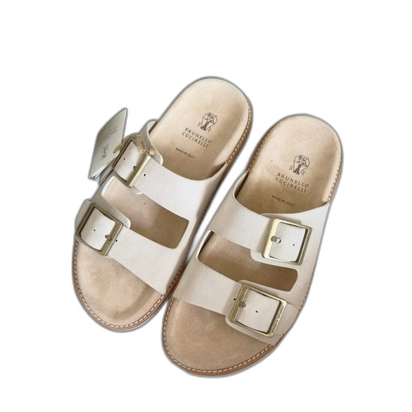 [ Brunello Cucinelli ] 브루넬로 쿠치넬리 더블 스트랩 샌들