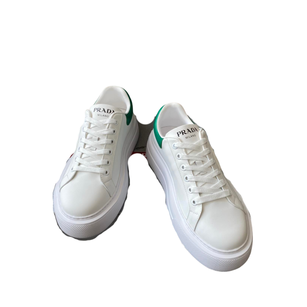 [ Prada ] 프라다 플랫폼 가죽 스니커즈
