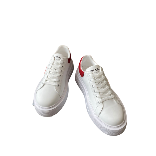 [ Prada ] 프라다 플랫폼 가죽 스니커즈