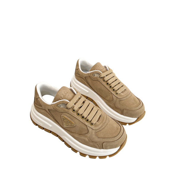 [ 프라다 ] prax 01 스웨이드 스니커즈