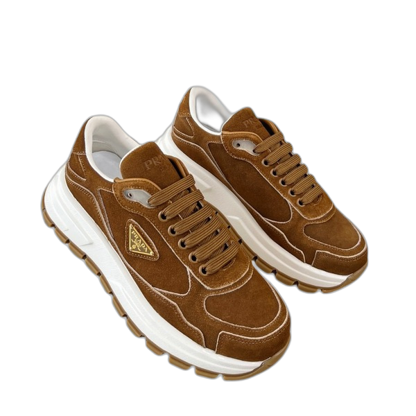 [ 프라다 ] prax 01 스웨이드 스니커즈