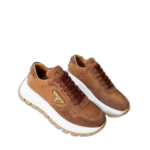 [ 프라다 ] prax 01 스웨이드 & 나일론 스니커즈