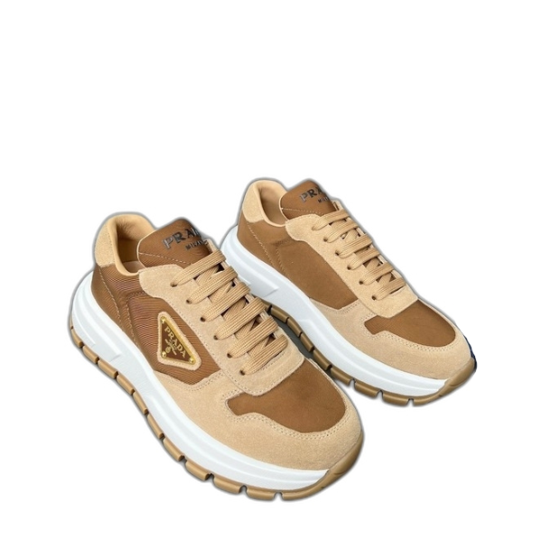 [ 프라다 ] prax 01 스웨이드 & 나일론 스니커즈