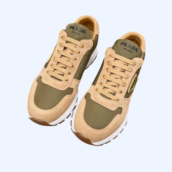 [ 프라다 ] prax 01 스웨이드 & 나일론 스니커즈