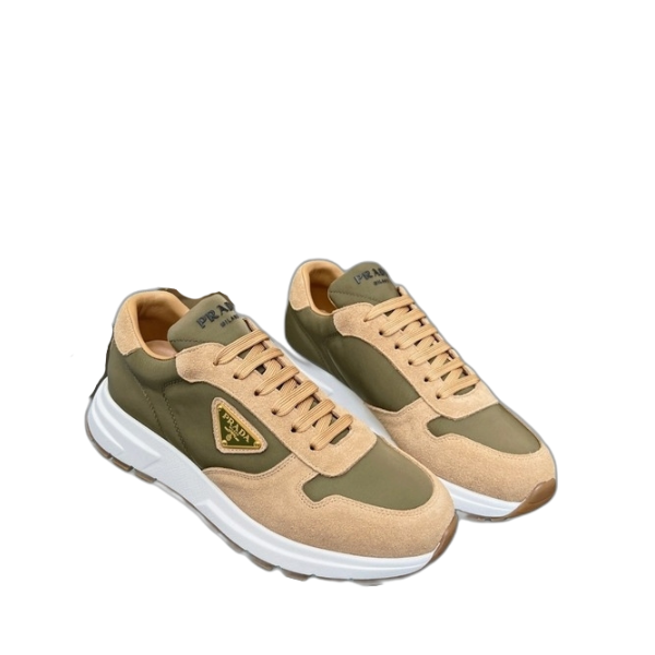 [ 프라다 ] prax 01 스웨이드 & 나일론 스니커즈