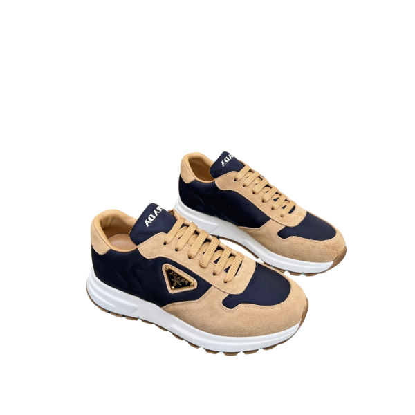 [ 프라다 ] prax 01 스웨이드 & 나일론 스니커즈