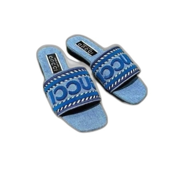 [Gucci] 구찌 스크립트 슬라이드 샌들