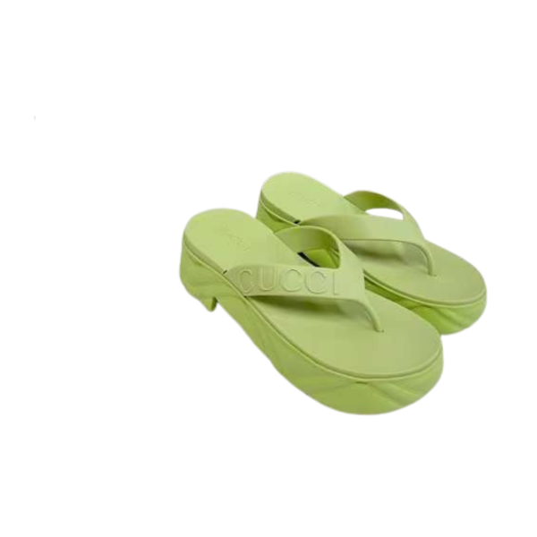 [Gucci] 구찌 타리파 로고 플랫폼 샌들