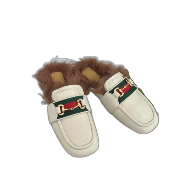 [Gucci] 구찌 웹 스트라이프 뮬