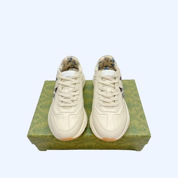 [Gucci] 구찌 롸이톤 레더 스니커즈