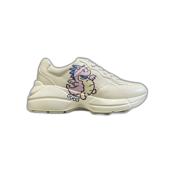 [Gucci] 구찌 롸이톤 레더 스니커즈