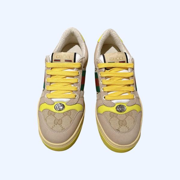 [ Gucci ] 구찌 GG 스크리너 웹 스니커즈