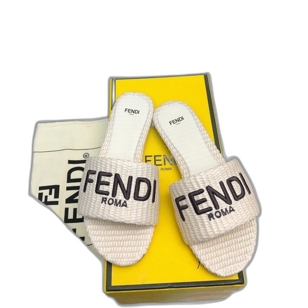 [ Fendi ] 펜디 선샤인 패브릭 슬라이드