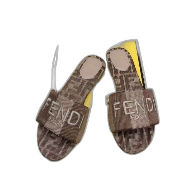 [ Fendi ] 펜디 선샤인 패브릭 슬라이드