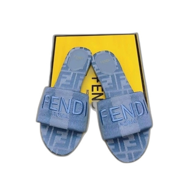 [ Fendi ] 펜디 선샤인 패브릭 슬라이드