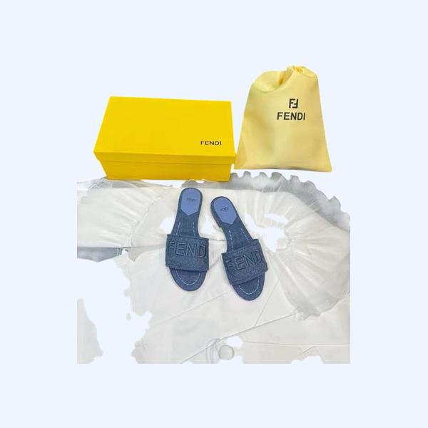 [Fendi] 펜디 블루 데님 슬라이드