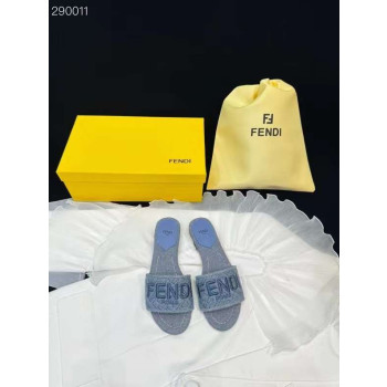 [Fendi] 펜디 블루 데님 슬라이드