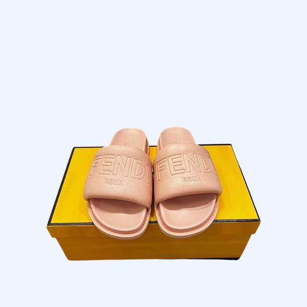 [Fendi] 펜디 로마 슬라이드 가죽 퍼스벳