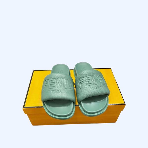 [Fendi] 펜디 로마 슬라이드 가죽 퍼스벳
