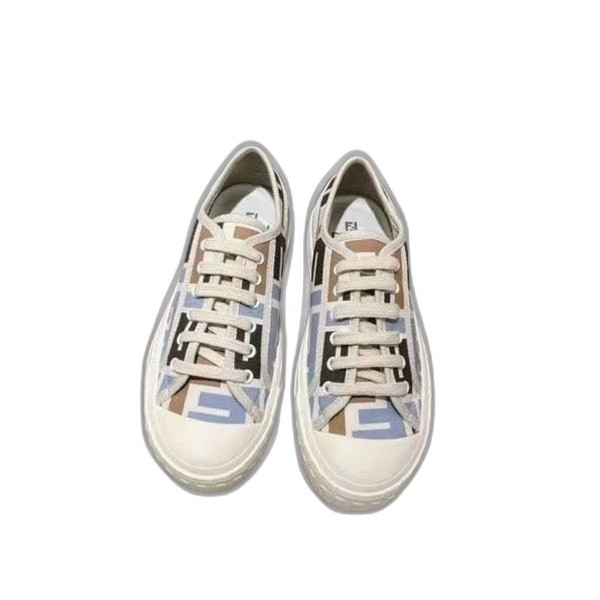 [Fendi] 펜디 도미노 캔버스 로우탑 스니커즈